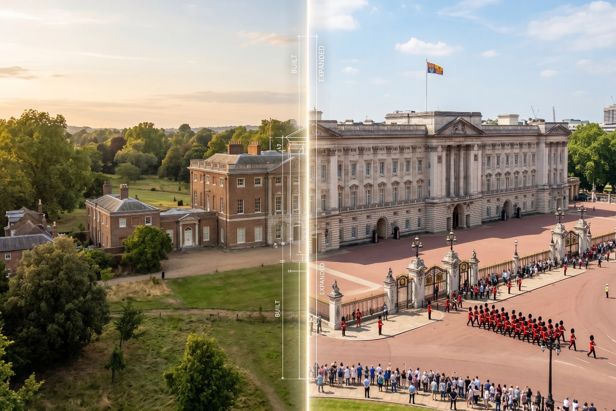 From Buckingham House to Royal Residence: The Architectural Evolution of Buckingham Palace